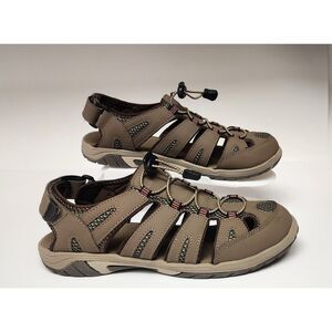 Eddie Bauer Blakely Fisherman Sandal Shoes Color Tan Size 9M